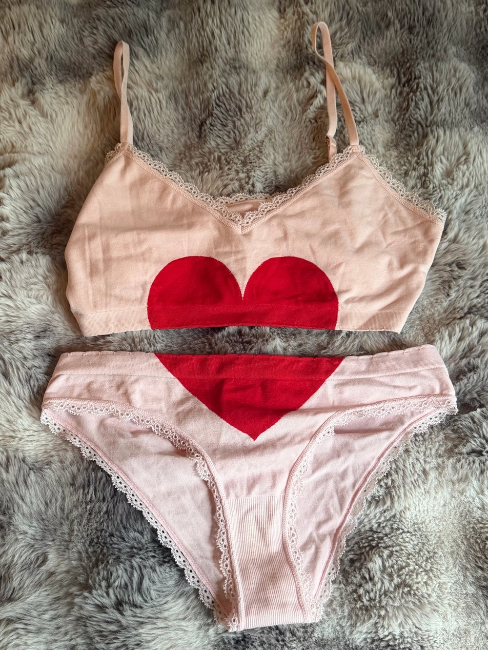Victoria's Secret Bralette & Cheekini Set